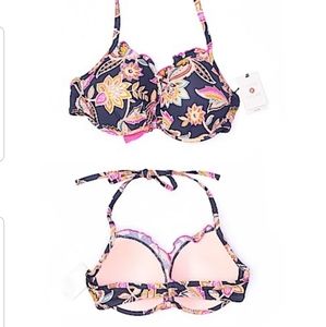 ♦️Shade & Shore  top floral bikini